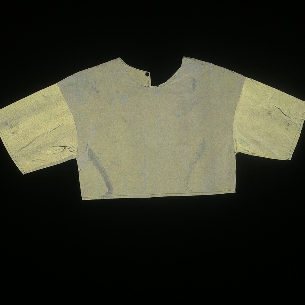 Holographic crop top